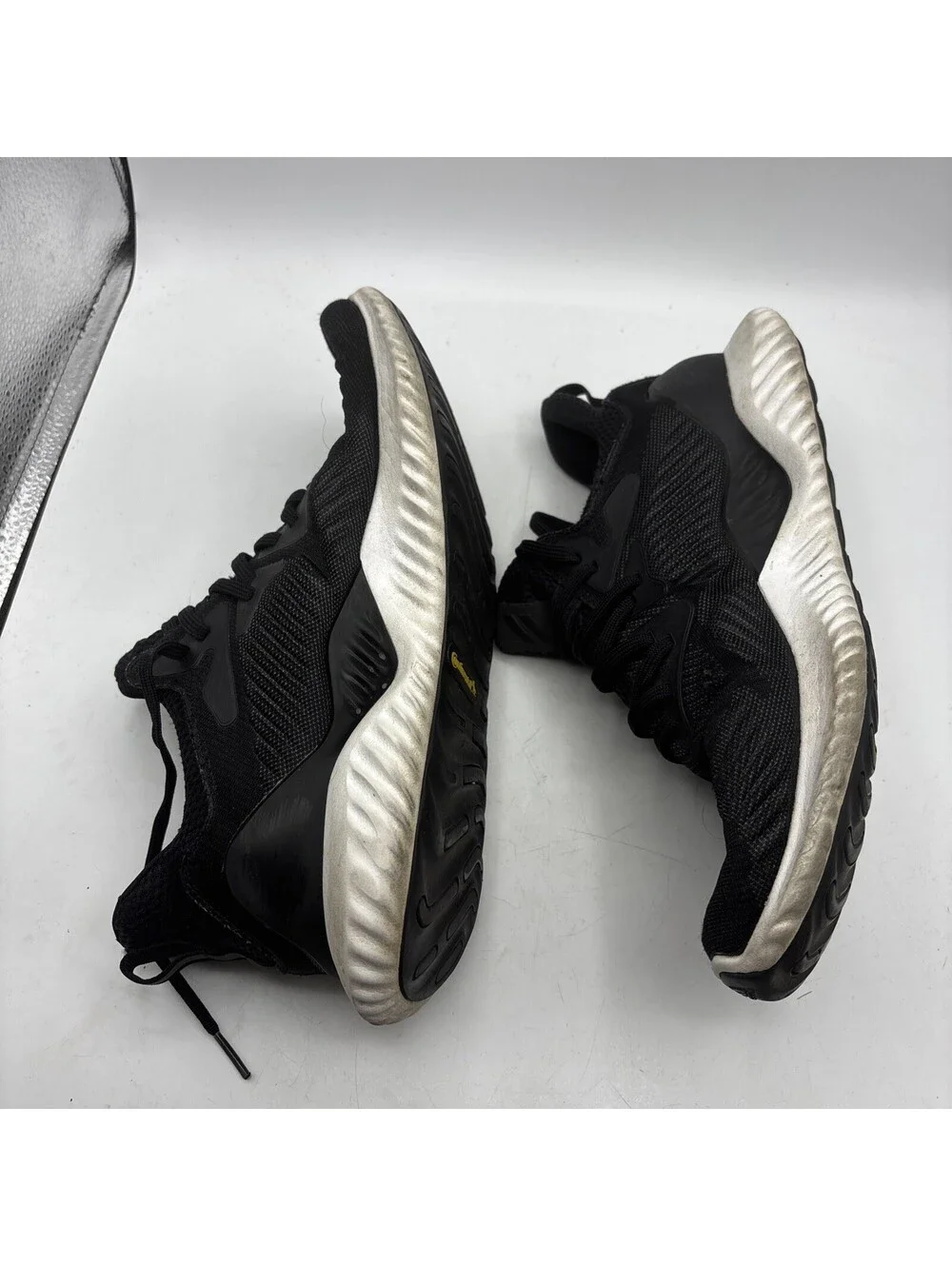 Adidas AlphaBounce Shoes Men's Size 10.5 Black Running Continental